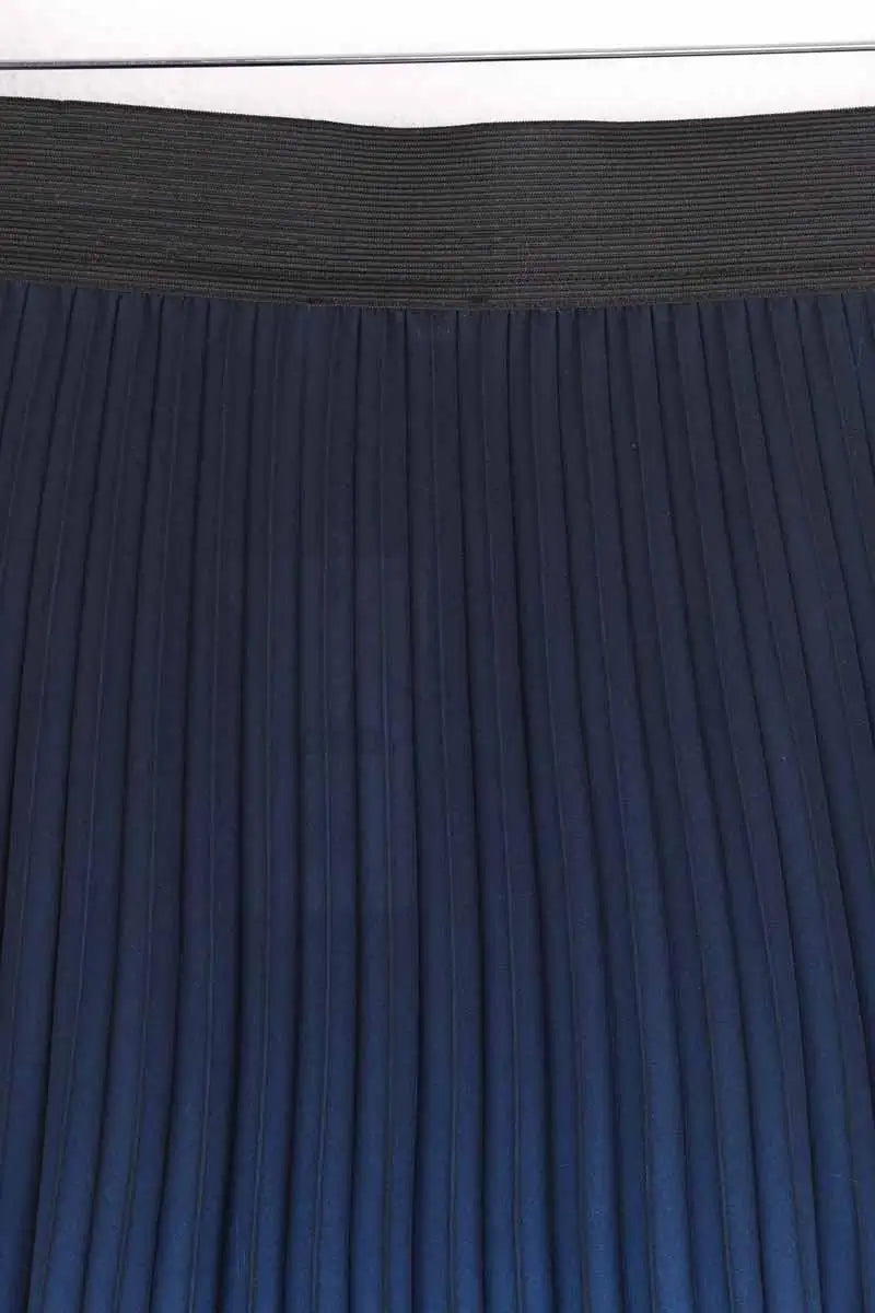 Jupe Maje Bleu en Synthétique