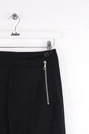 Pantalon droit Dries Van Noten Noir en Coton