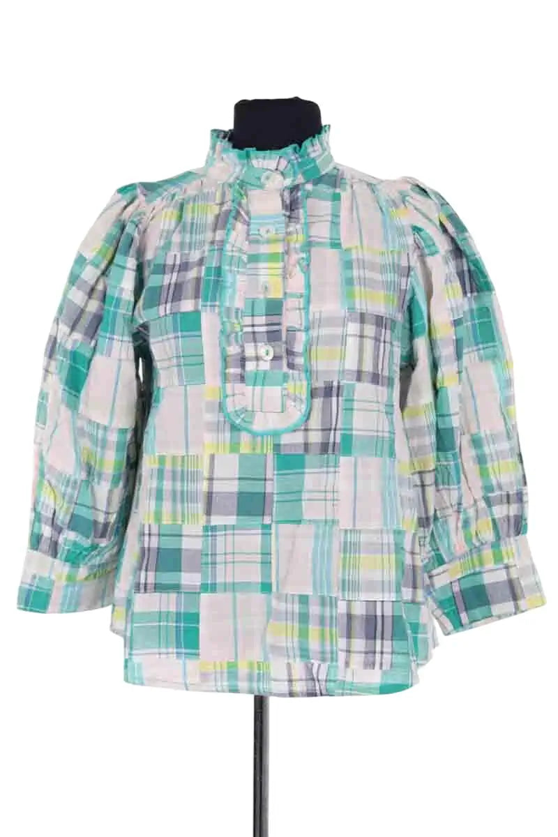 Chemise Antik Batik Bleu en Coton, taille S - Seconde Main