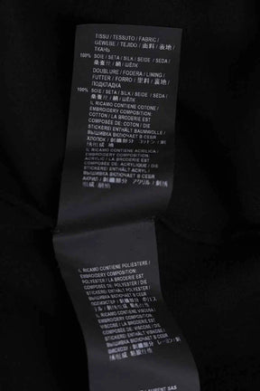 Blouse Saint Laurent Noir en Soie