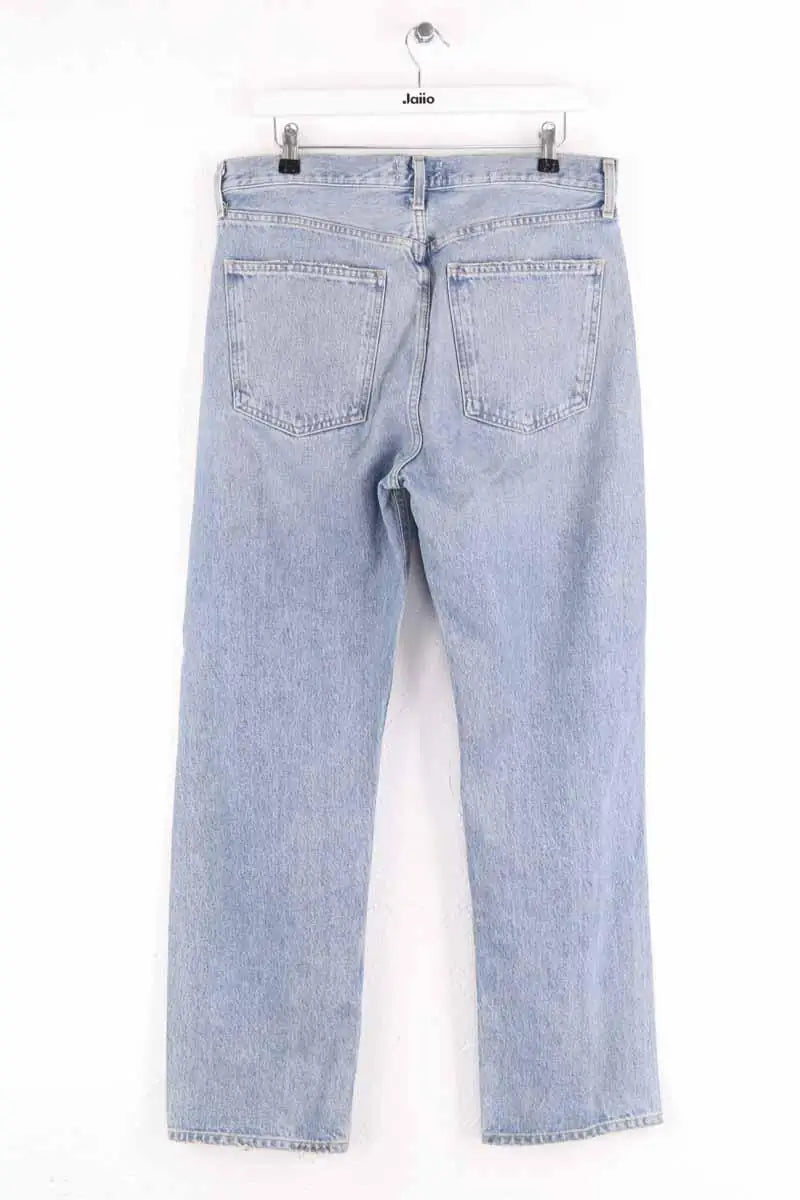 Jean droit Agolde Bleu en Coton