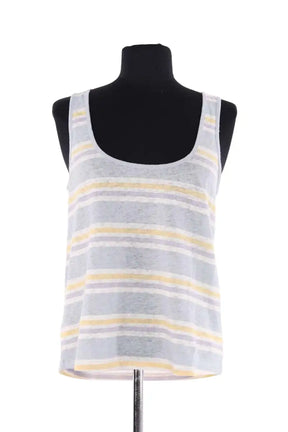 Top sans manche Sézane Bleu en Coton, taille S - Seconde Main