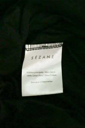 Robe Sézane Noir en Coton