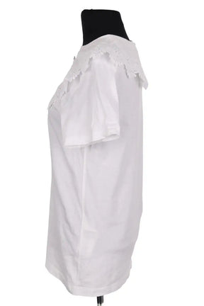 T-shirt Maje Blanc en Coton