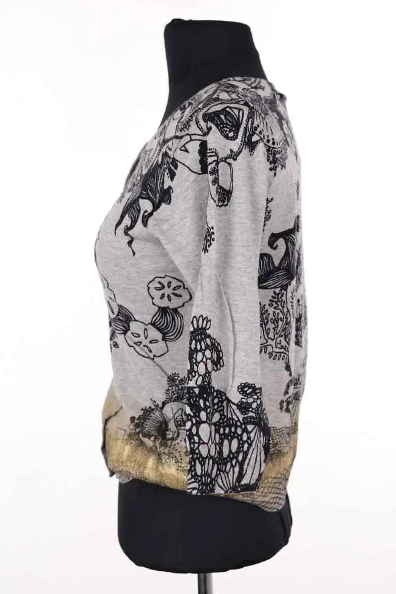Cardigan Pinko Gris en Viscose