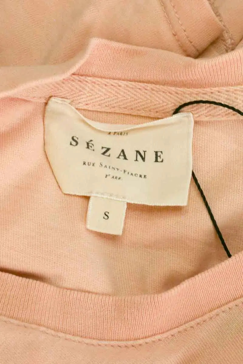 T-shirt Sézane Rose en Coton