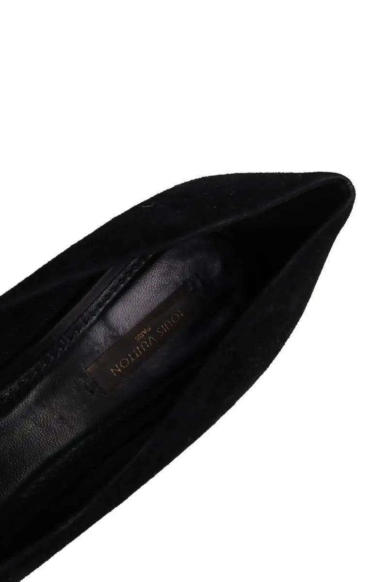 Talons Louis Vuitton Noir en Daim