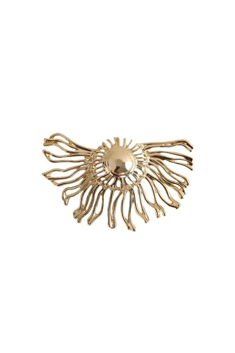 Boucles d'oreilles Sézane Doré en Métal