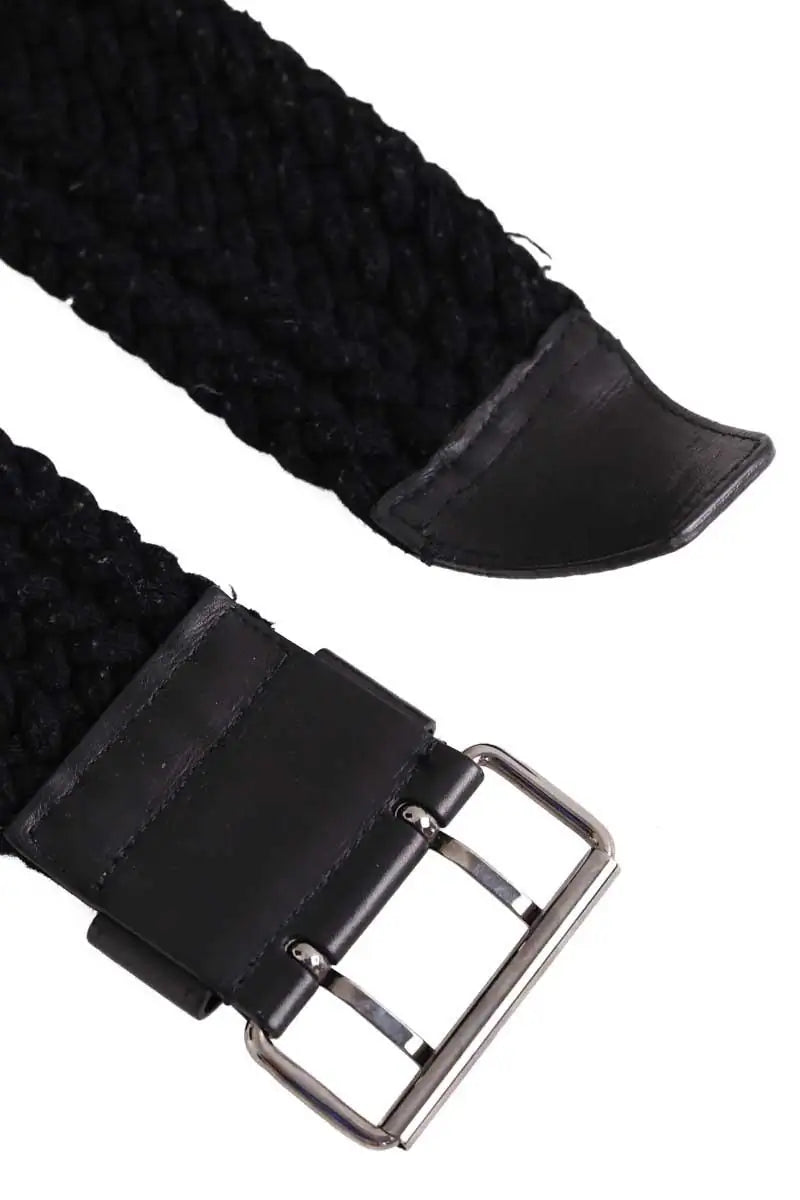 Ceinture en tissu Prada Noir en Coton