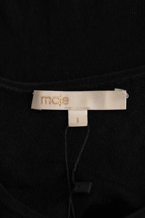 Top sans manche Maje Noir en Viscose