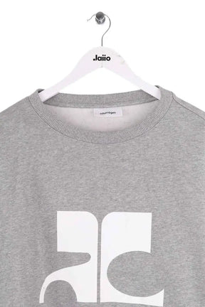 Sweatshirt Courrèges Gris en Coton