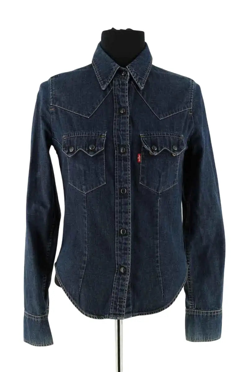 Chemise Levi's Bleu en Coton, taille S - Seconde Main