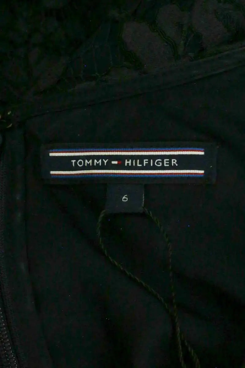 Robe Tommy Hilfiger Marine en Synthétique