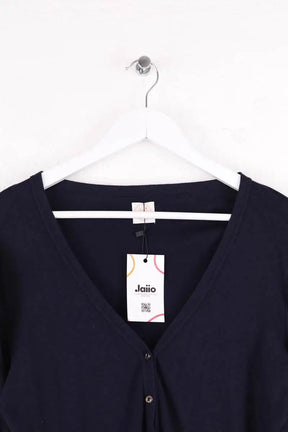 Cardigan Des Petits Hauts Bleu en Coton