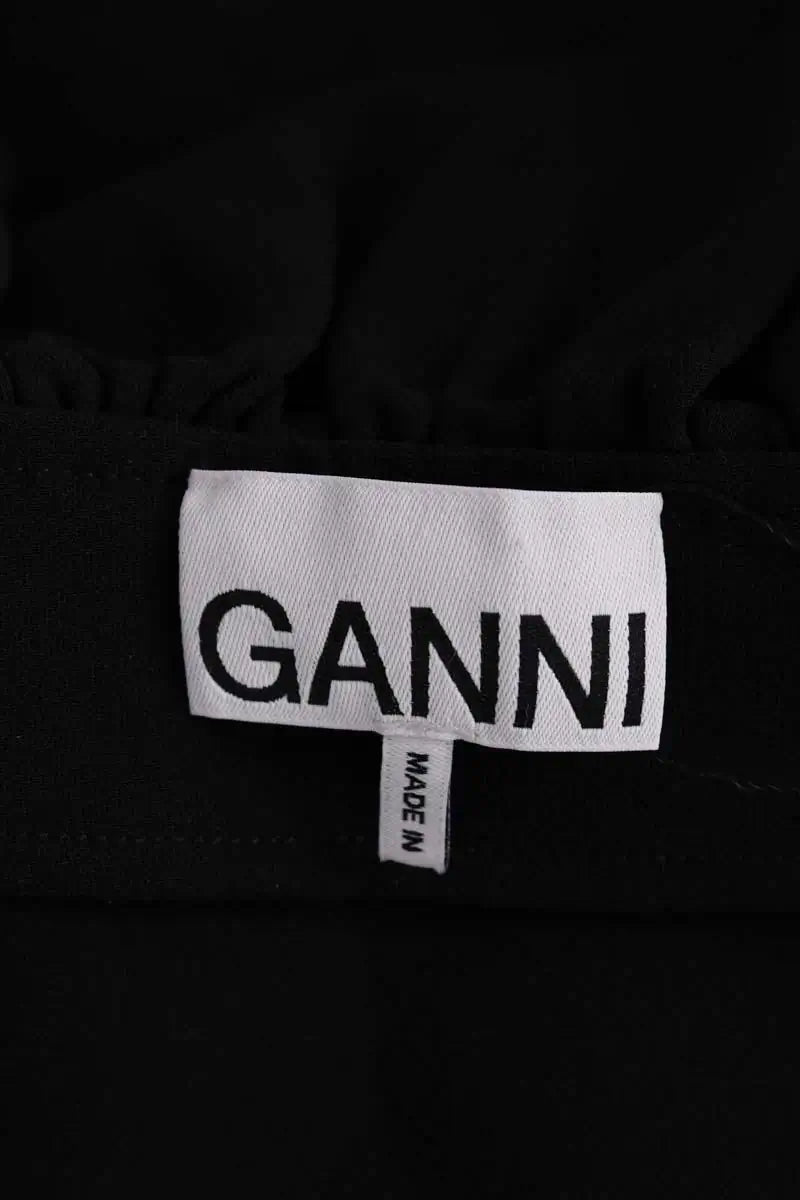 Robe Ganni Noir en Synthétique