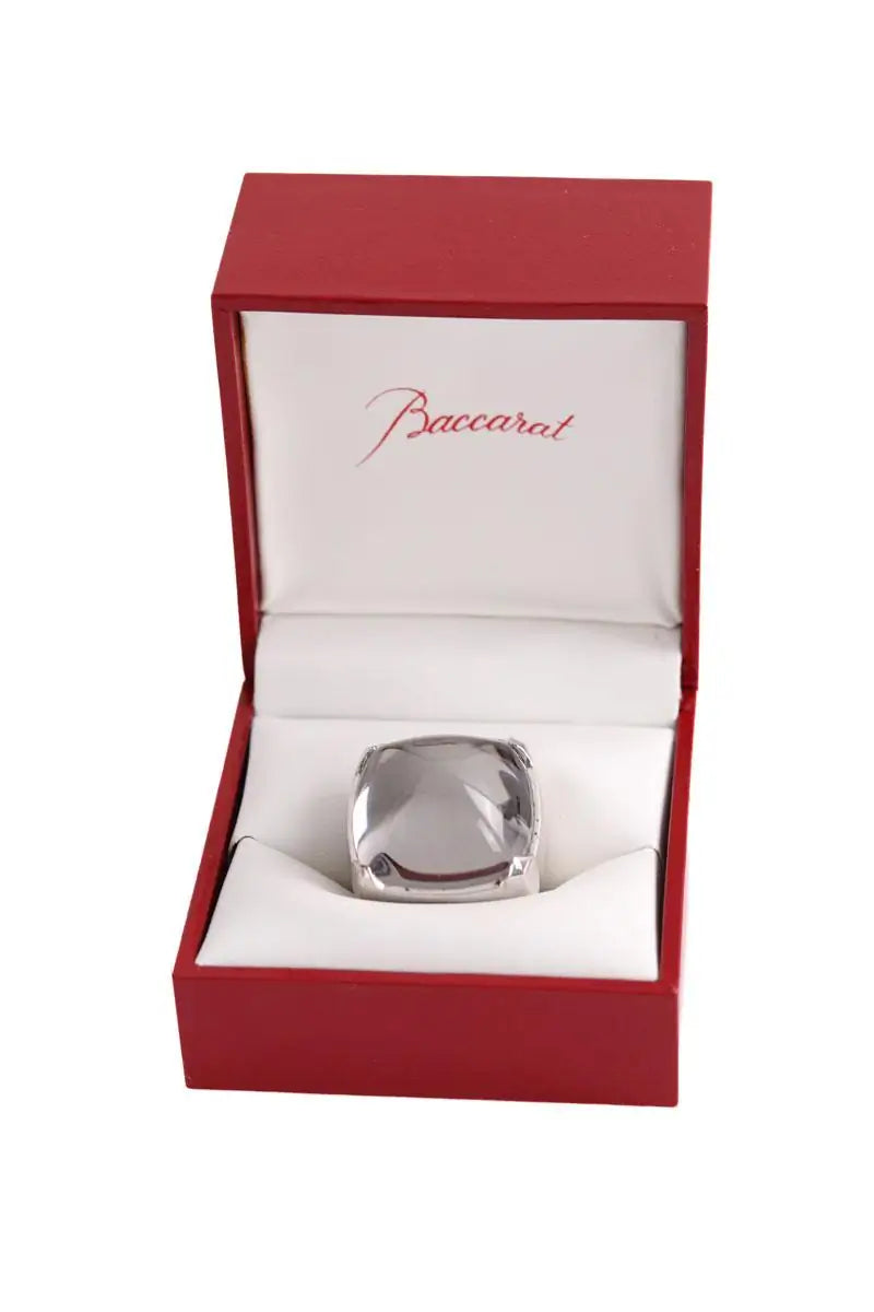 Bague Baccarat Médicis Anthracite en Argent