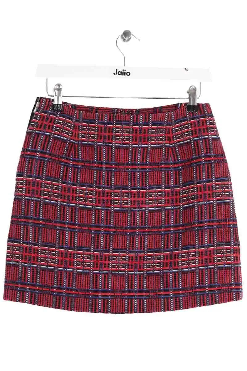 Mini jupe Claudie Pierlot Bordeaux en Coton