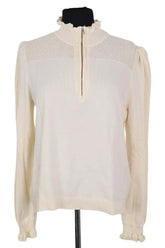 Pull Ba&Sh Beige en Coton, taille L - Seconde Main