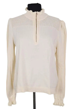Pull Ba&Sh Beige en Coton, taille L - Seconde Main