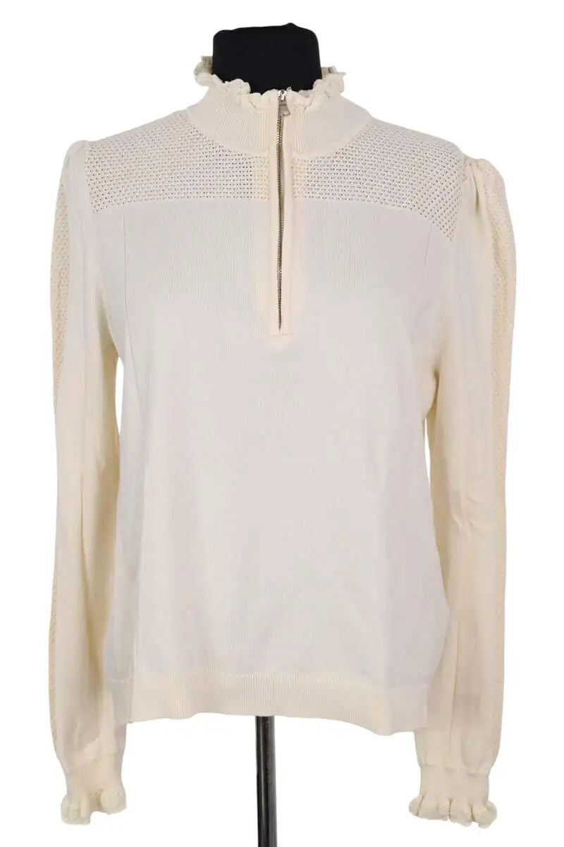 Pull Ba&Sh Beige en Coton, taille L - Seconde Main