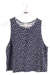 Top sans manche Sézane Marine en Coton, taille XXL - Seconde Main