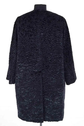 Manteau Max Mara Marine en Fourrure