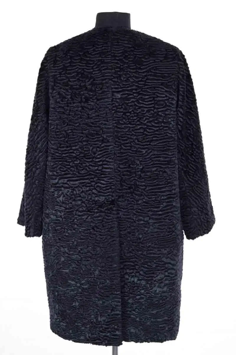 Manteau Max Mara Marine en Fourrure