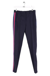 Pantalon droit Lacoste Bleu en Laine, taille XS - Seconde Main