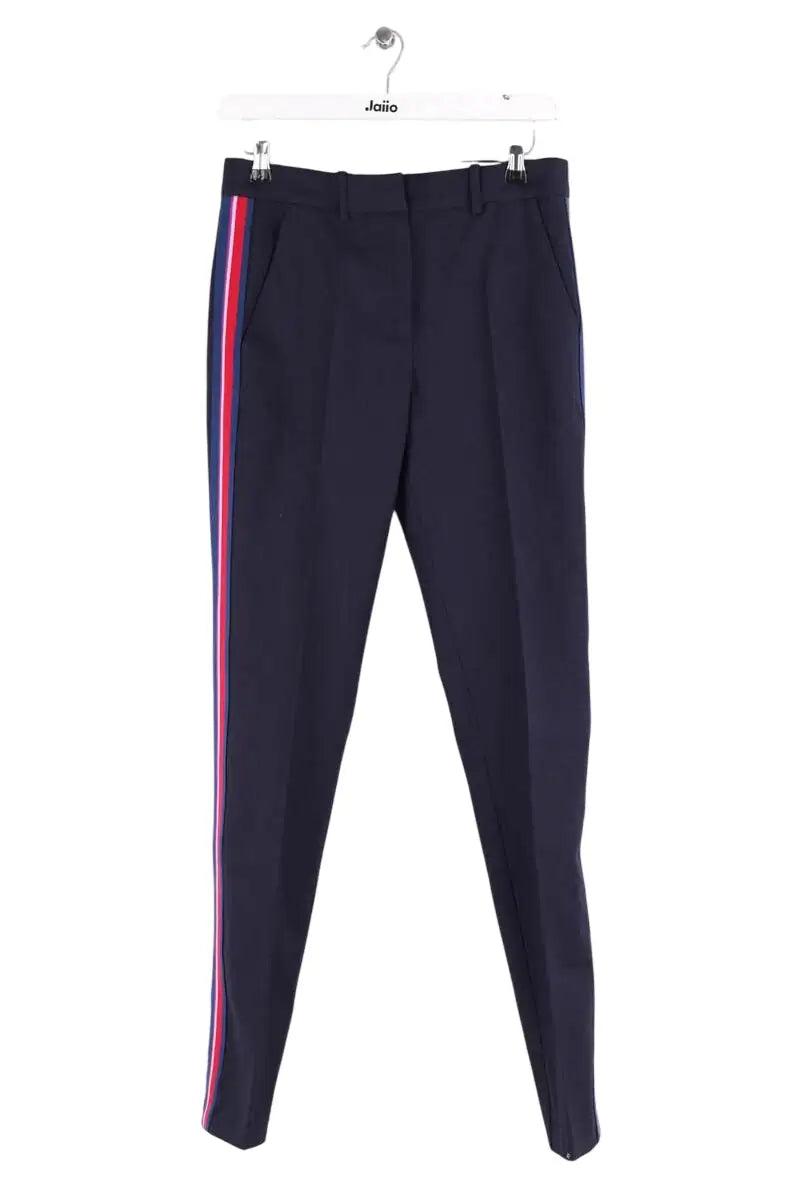 Pantalon droit Lacoste Bleu en Laine, taille XS - Seconde Main
