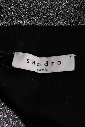 Jupe Sandro Argent en Viscose