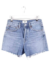 Mini short Agolde Bleu en Coton, taille XS - Seconde Main