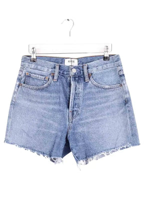 Mini short Agolde Bleu en Coton, taille XS - Seconde Main
