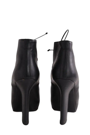 Boots à lacets Bottega Veneta Noir en Cuir
