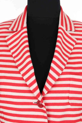 Blazer Tommy Hilfiger Rouge en Coton