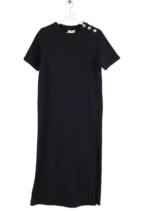 Robe Sézane Noir en Coton, taille M - Seconde Main