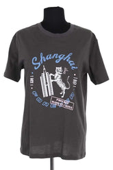 T-shirt CHINOISES by Voyageuses Kaki en Coton, taille S - Seconde Main