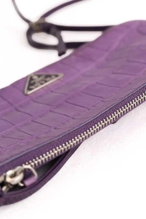 Pochette Prada Violet en Cuir