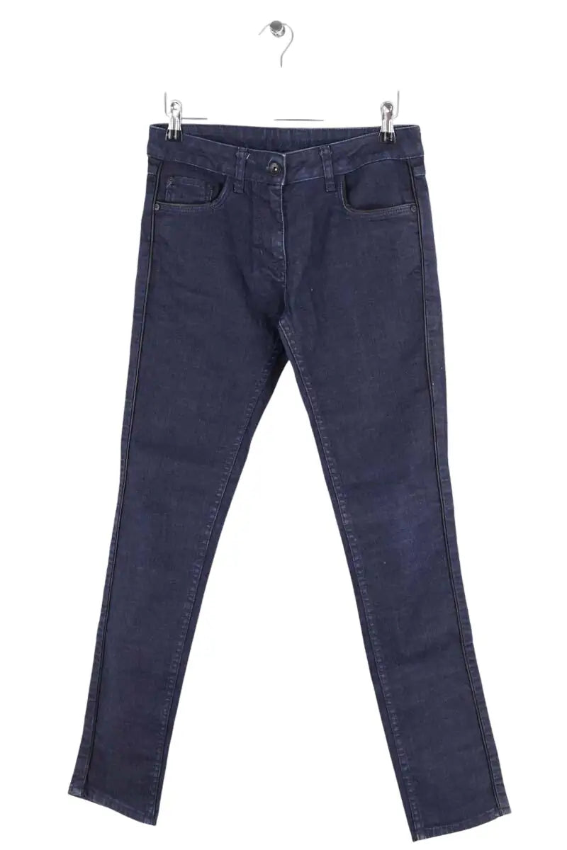 Jean slim Sandro Marine en Coton, taille S - Seconde Main