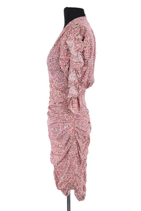 Robe Isabel Marant Rose en Soie