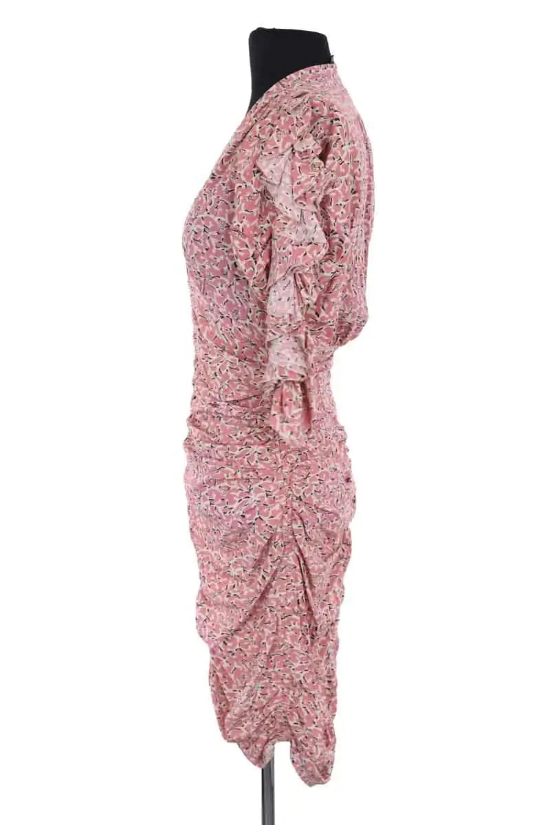 Robe Isabel Marant Rose en Soie