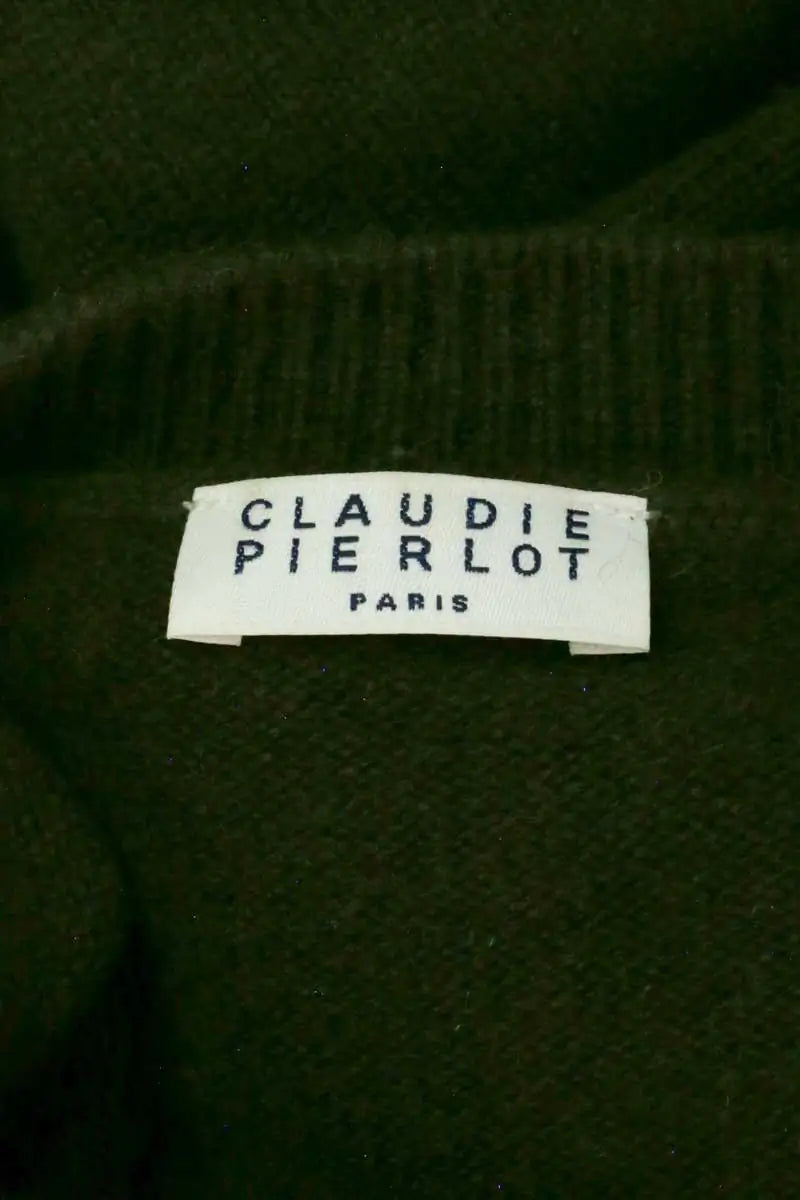 Pull Claudie Pierlot Vert en Cachemire