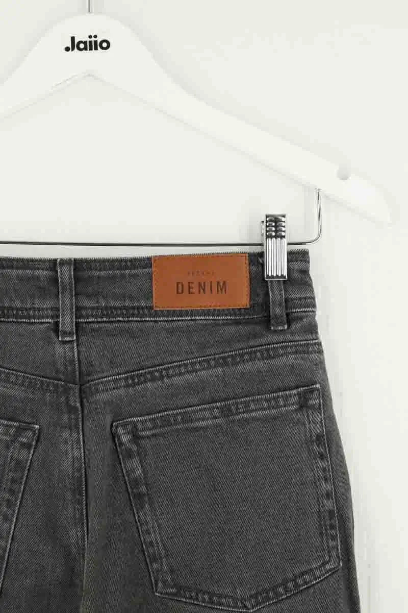 Jean large Sézane Anthracite en Coton