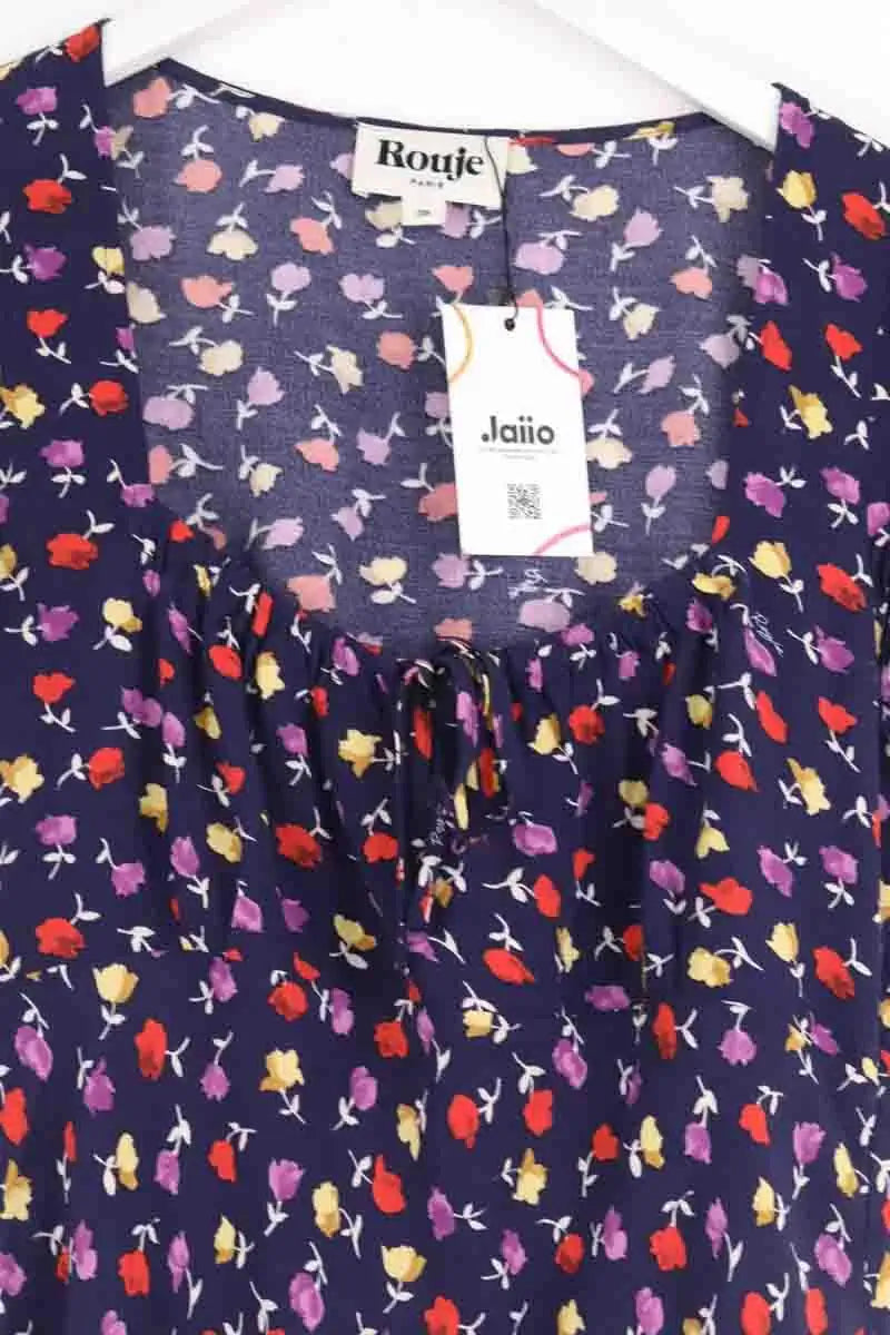 Robe Rouje Marine en Viscose