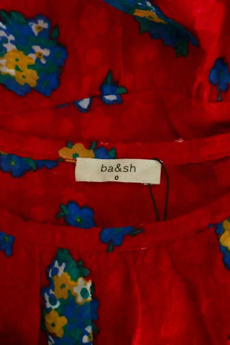 Blouse Ba&Sh Rouge en Synthétique