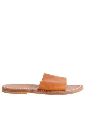 Espadrilles K.Jacques Camel en Cuir, taille 35 - Seconde Main