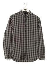 Chemise The Kooples Gris en Coton, taille S - Seconde Main
