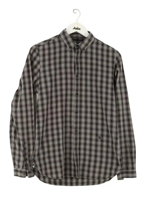 Chemise The Kooples Gris en Coton, taille S - Seconde Main
