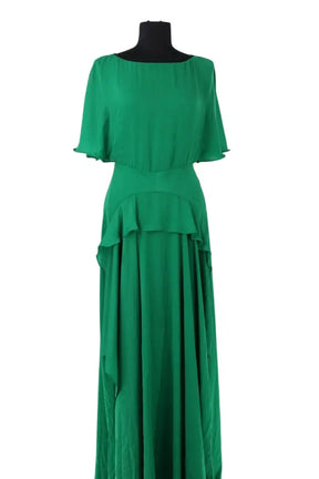 Robe Maje Vert en Synthétique, taille L - Seconde Main
