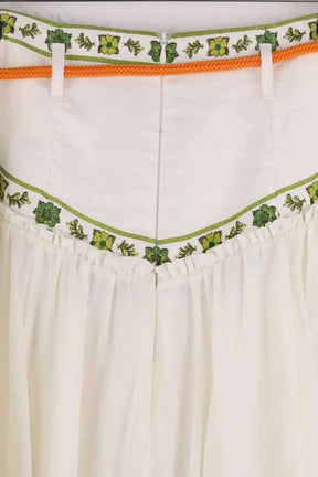 Jupe Alemais Blanc en Lin