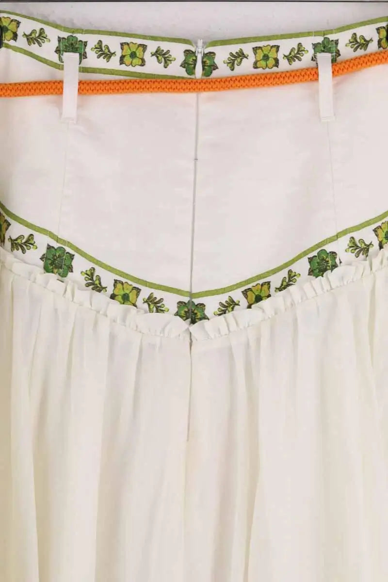 Jupe Alemais Blanc en Lin